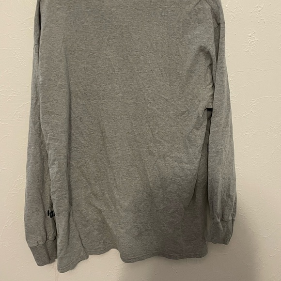 Green Bay Packers Long Sleeve Shirt Men’s Large NFL Team Apparel Gray Logo Tee - Picture 5 of 6